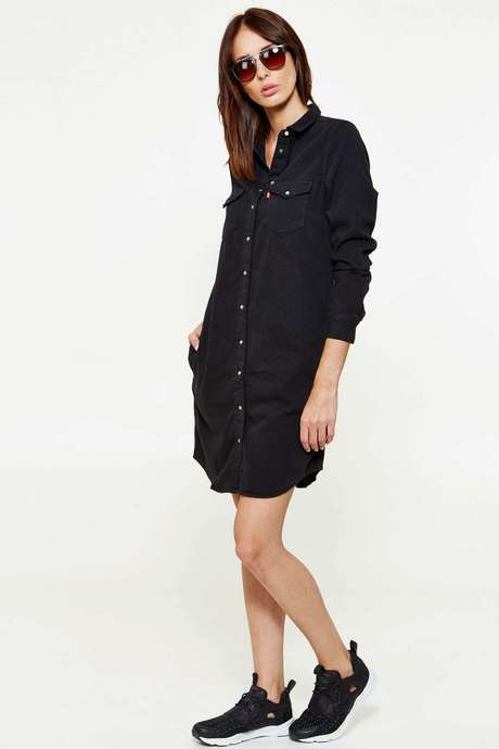 Robe jean noir