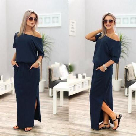 Robe longue demi manche été