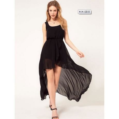 Robe longue devant et courte derriere