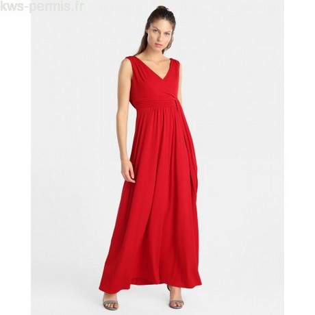 Robe longue été rouge