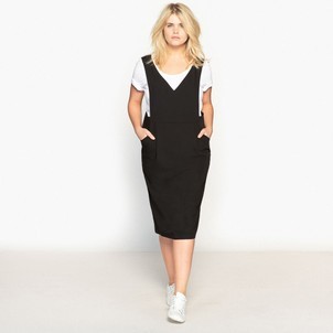 Robe longue noire simple