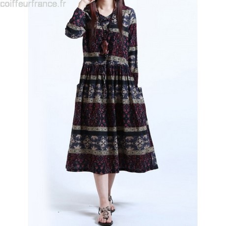 Robe longueur mi mollet