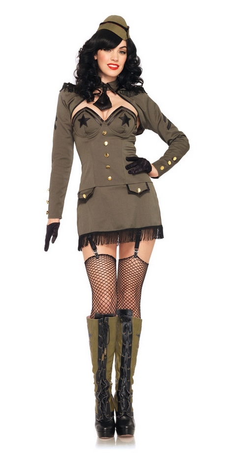 Robe militaire pin up