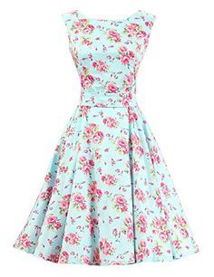 Robe pin up fleur