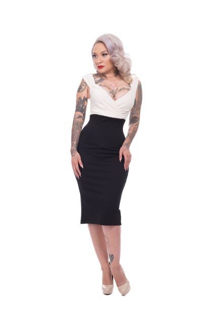 Robe pin up manche longue