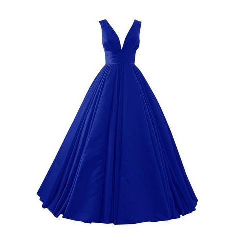 Robe princesse bleu roi