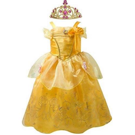 Robe princesse jaune