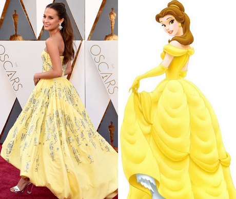 Robe princesse jaune