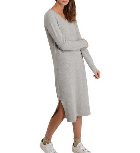 Robe pull longue femme