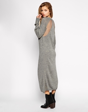 Robe pull longue femme