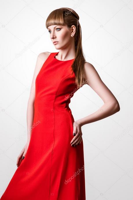 Robe rouge simple