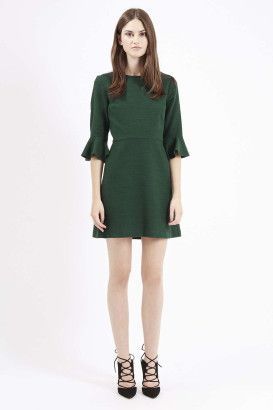 Robe verte hiver