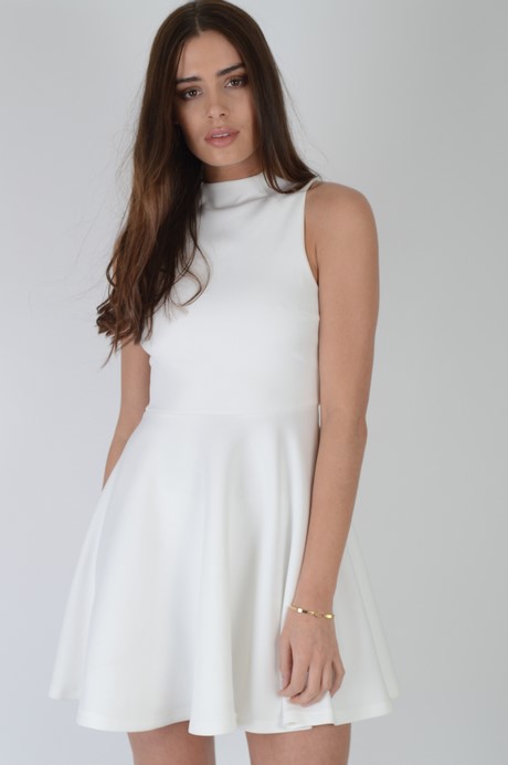 Long robe blanche