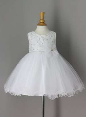 Robe blanche bebe