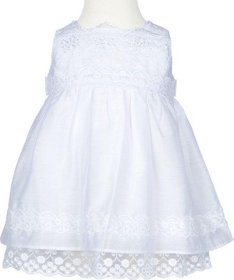 Robe blanche bebe