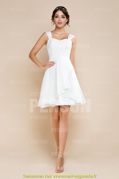 Robe blanche pas cher