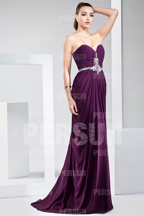 Robe bustier pour ceremonie mariage