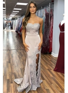 Robe bustier pour ceremonie mariage