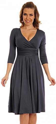 Robe col v femme