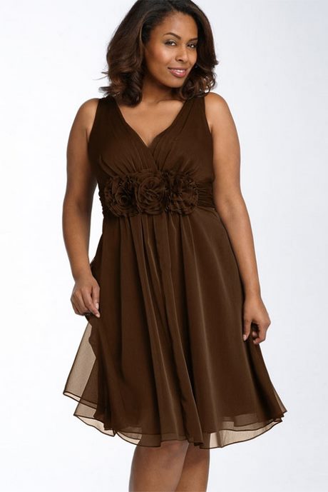 Robe de cocktail grande taille