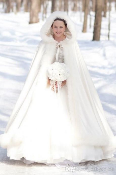 Robe de marie hiver