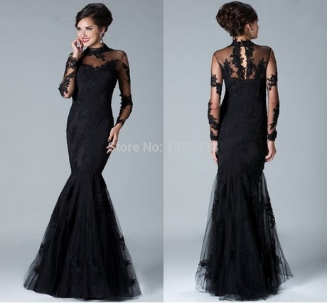 Robe de soiree longue a dentelle