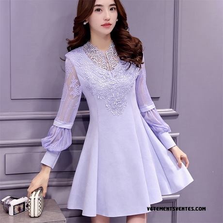 Robe femme violet