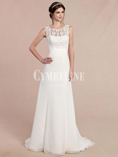 Robe longue simple blanche