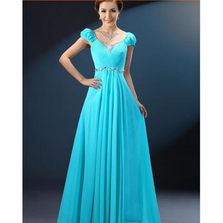 Robe maxi bleu