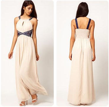 Robe maxi longue de soiree