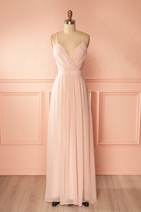 Robe maxi rose