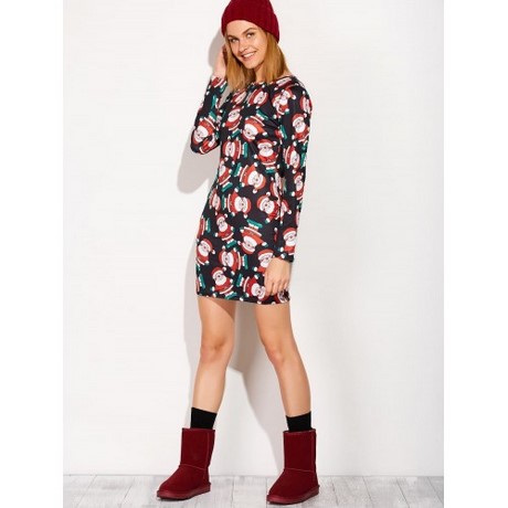 Robe motif noel femme