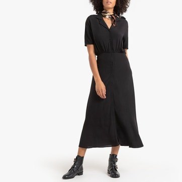 Robe noire longue femme