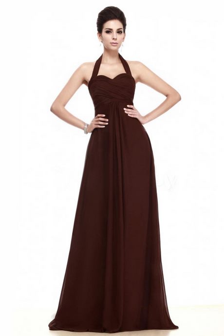 Robe soirée longue simple