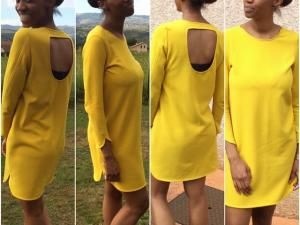 Petite robe jaune