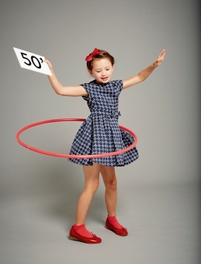 Robe année 50 enfant