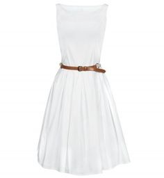 Robe blanche basique