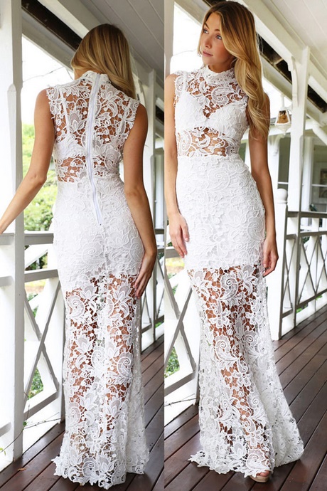 Robe blanche elegante