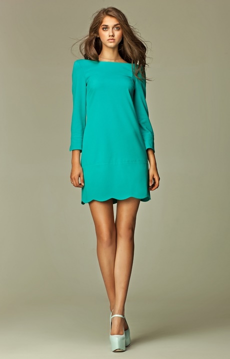 Robe bleu turquoise