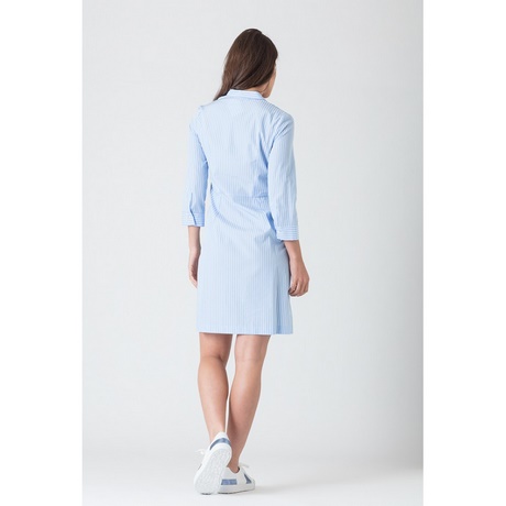 Robe chemise bleu ciel