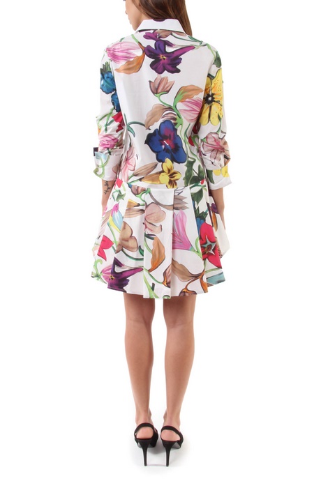 Robe chemise fleurie