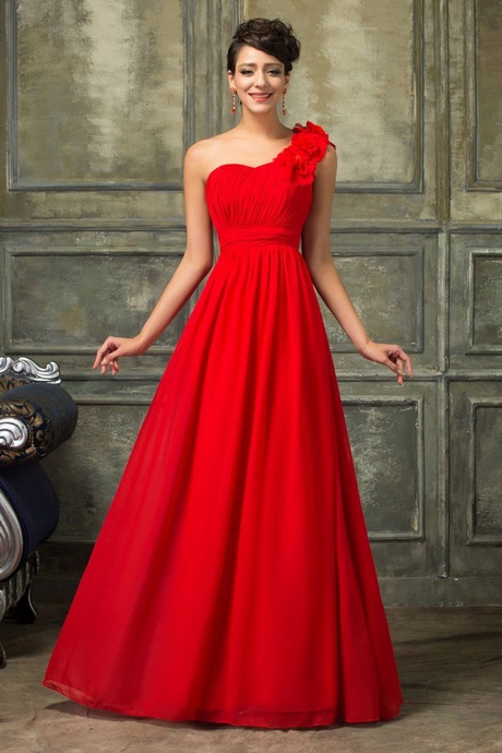 Robe cocktail rouge mariage