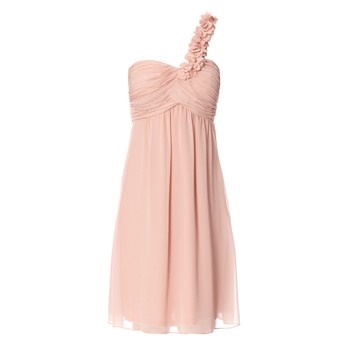 Robe de ceremonie rose poudré