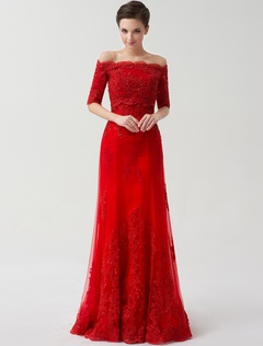 Robe de mariée couleur rouge