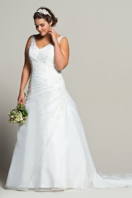 Robe de mariée satin