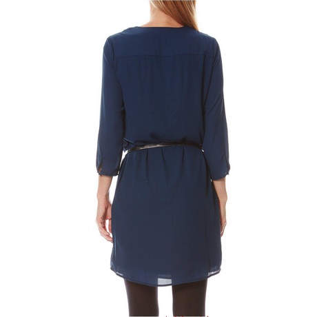 Robe fluide bleu