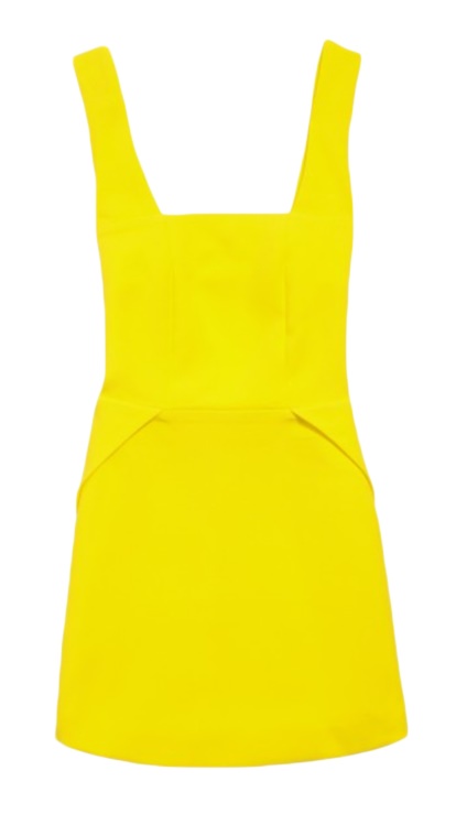 Robe jaune dos nu