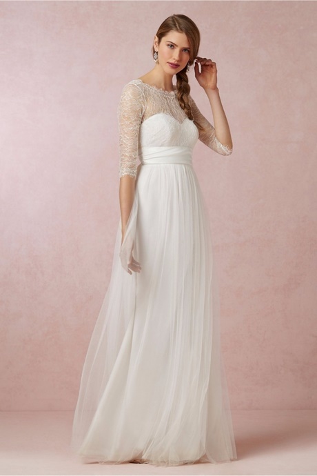 Robe mariée manche 3 4 dentelle