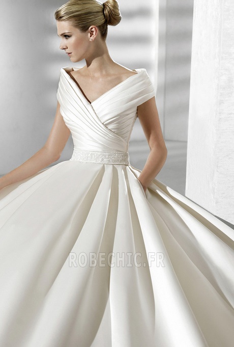 Robe mariée satin