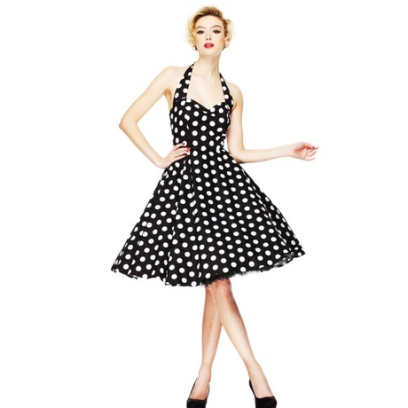 Robe pin up a pois